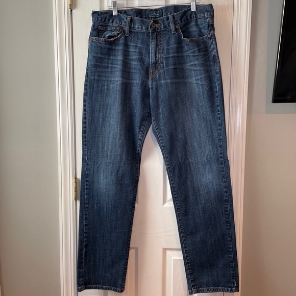 Lucky Brand 221 Original Straight Medium Wash Mens Jeans Size 36 x 32 - Picture 1 of 15